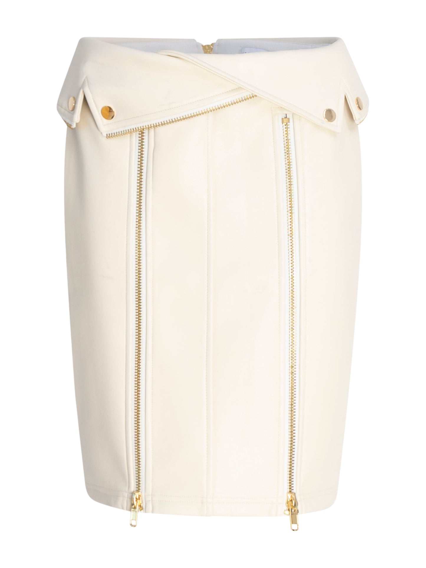 Biker Vegan Leather Skirt