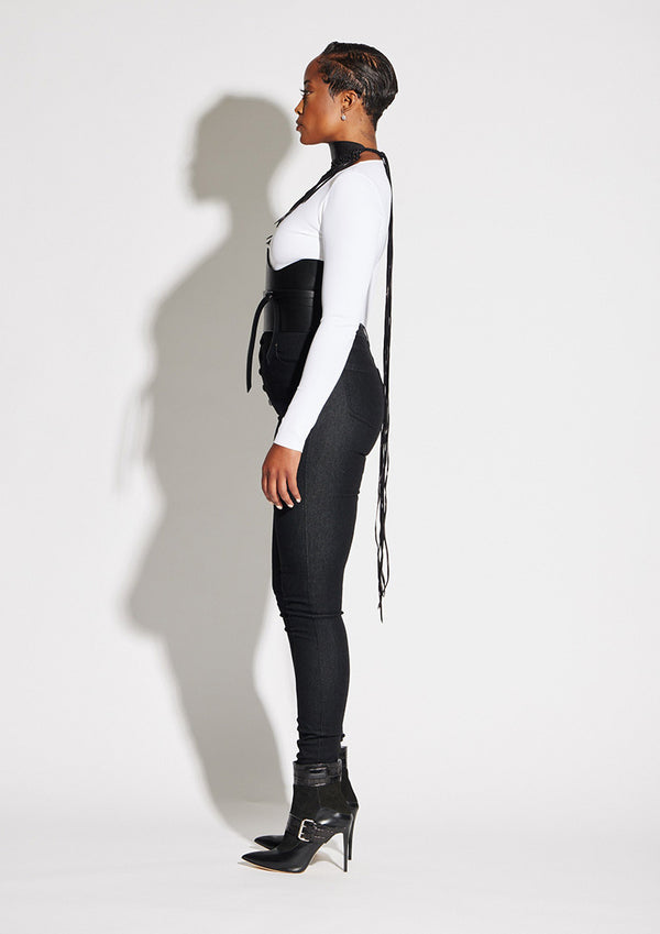 Button Fly Skinny Jeans