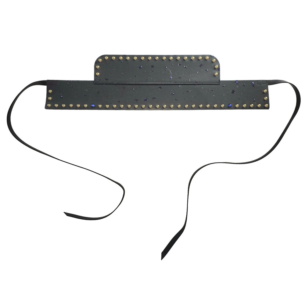 CIRCULAR PATH X AMANDA MURRAY Reversible Corset Belt Studs - Black/Blue