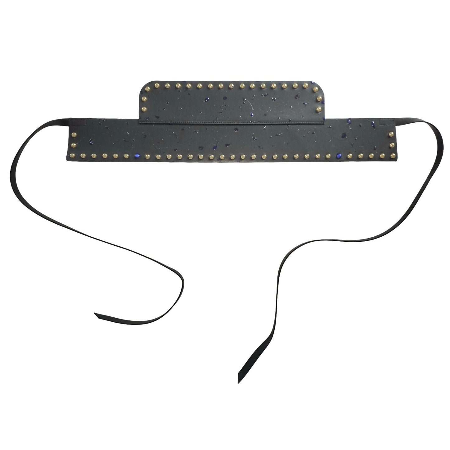 CIRCULAR PATH X AMANDA MURRAY Reversible Corset Belt Studs - Black/Blue