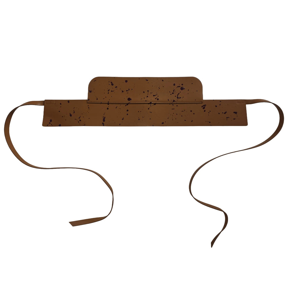 CIRCULAR PATH X AMANDA MURRAY Reversible Corset Belt - Pecan/Plum