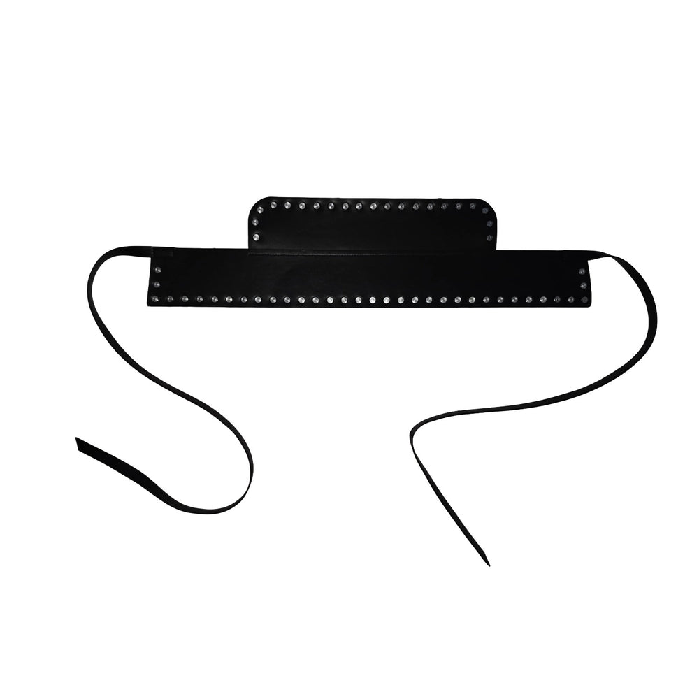 
                  
                    CIRCULAR PATH X AMANDA MURRAY Reversible Corset Belt Studs - Black/Yellow/Purple
                  
                