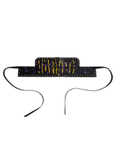 CIRCULAR PATH X AMANDA MURRAY Reversible Corset Belt Studs - Black/Yellow/Purple