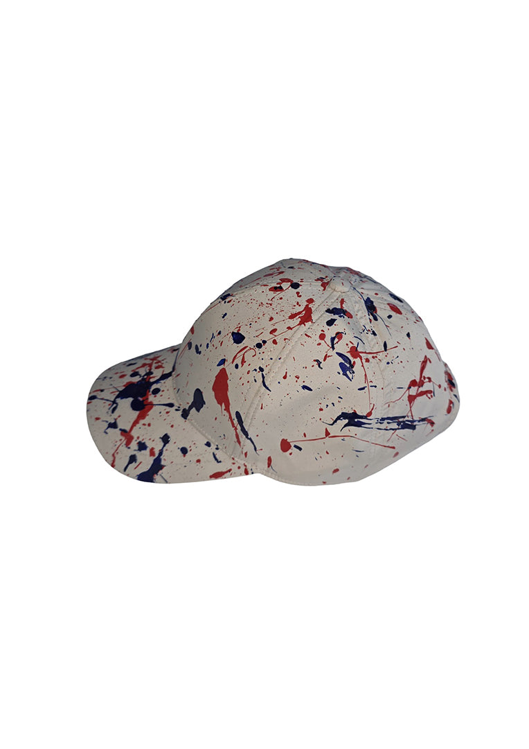 CIRCULAR PATH X AMANDA MURRAY Recycled Nylon Logo Baseball Cap - Red-Blue