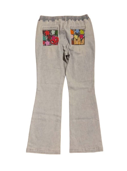 CIRCULAR PATH X LOVE TARA Calista Terry Terry Pull On Jean