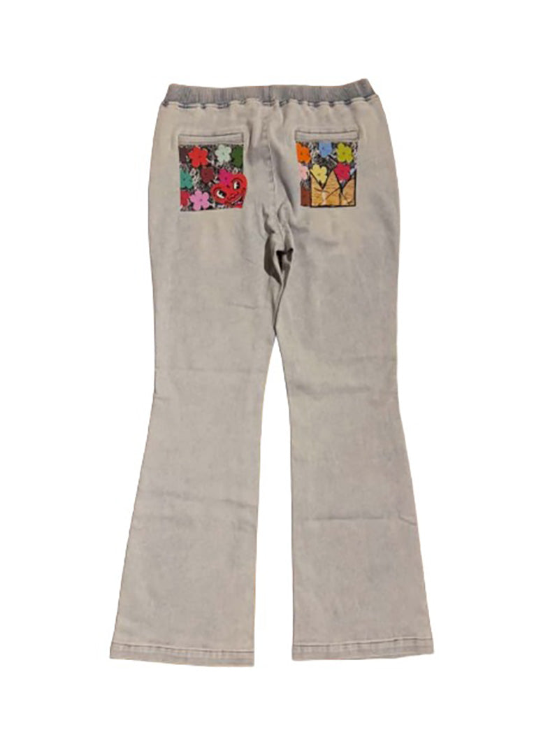 CIRCULAR PATH X LOVE TARA Calista Terry Pull On Jean