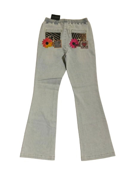 CIRCULAR PATH X LOVE TARA Calista Terry Terry Pull On Jean