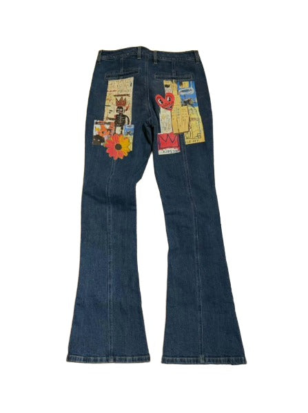 CIRCULAR PATH X LOVE TARA Zelda Zipper Jean