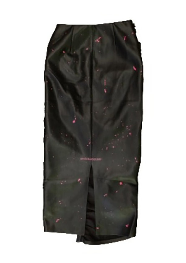 CIRCULAR PATH X AMANDA MURRAY Vegan Leather Ruched Skirt