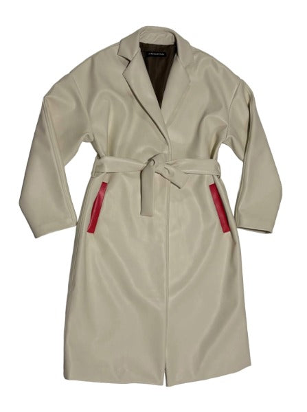 CIRCULAR PATH X WREN + GLORY Vegan Leather Coat