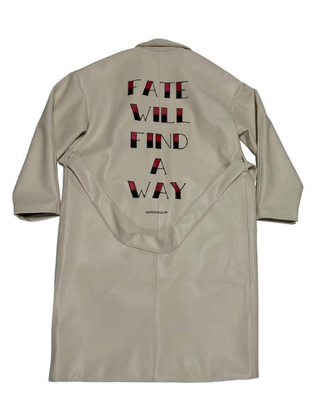 CIRCULAR PATH X WREN + GLORY Vegan Leather Coat