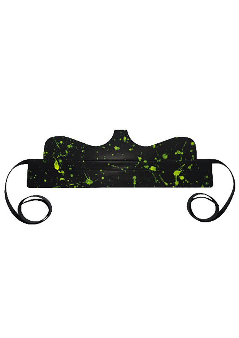 CIRCULAR PATH X AMANDA MURRAY Reversible Cut Out Corset Belt Black-Neon Yellow
