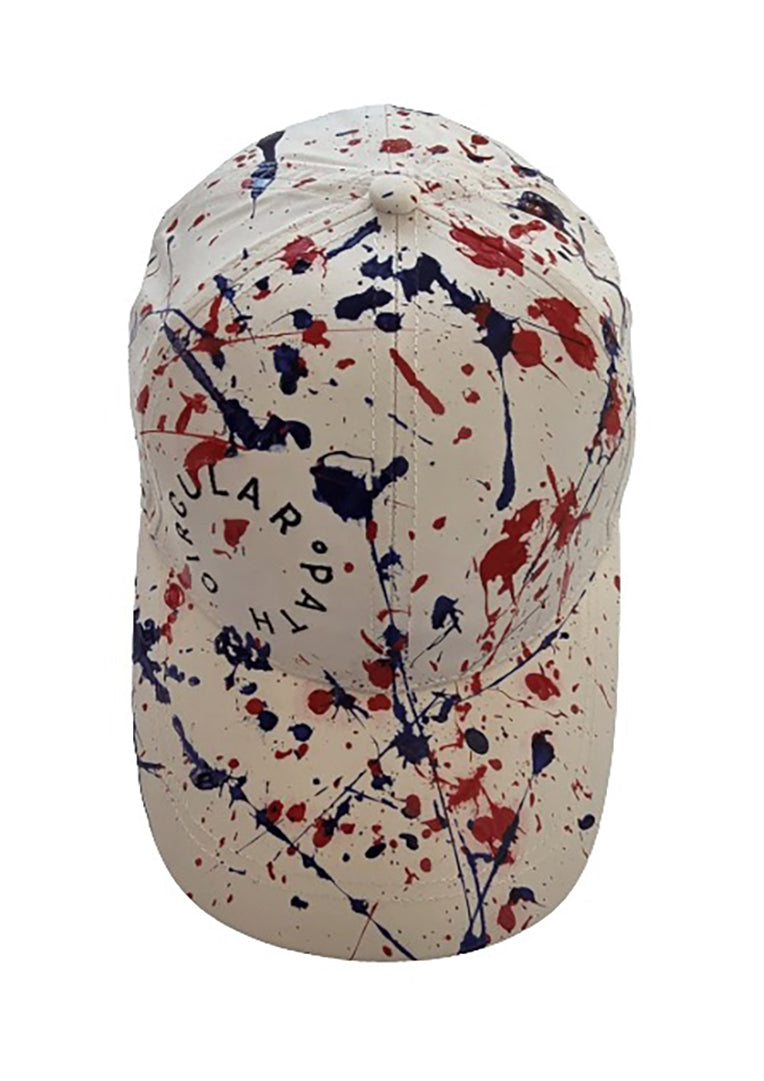 CIRCULAR PATH X AMANDA MURRAY Recycled Nylon Logo Baseball Cap - Red-Blue