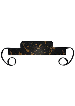 CIRCULAR X AMANDA MURRAY Reversible Corset Belt Black - Black-Bronze