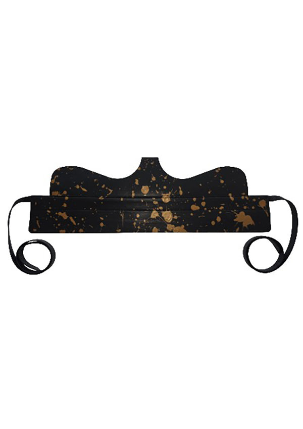 CIRCULAR PATH X AMANDA MURRAY Reversible Cut Out Corset Belt – Black-Bronze