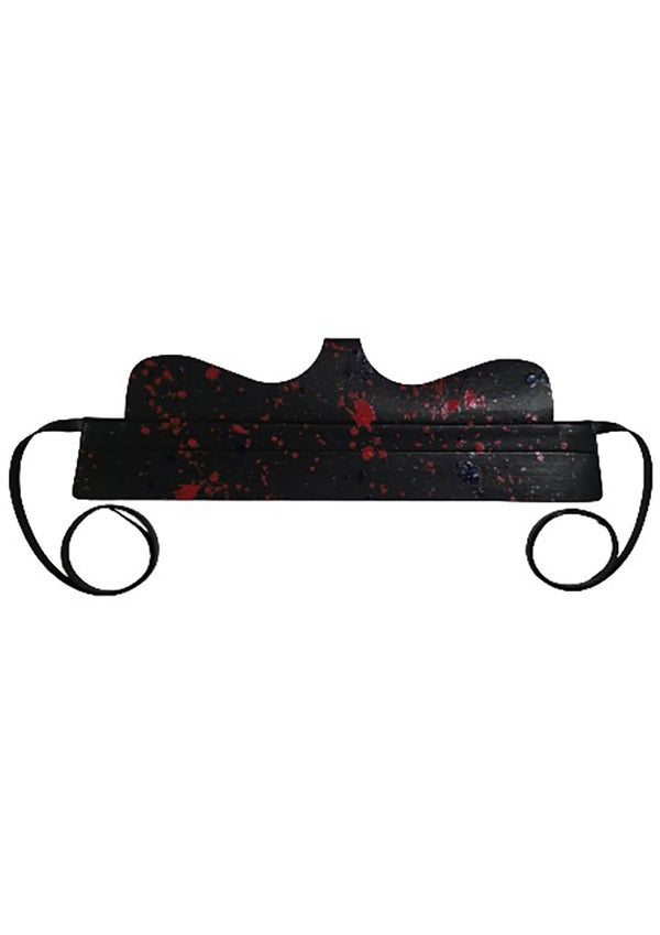CIRCULAR PATH X AMANDA MURRAY Reversible Cut Out Corset Belt Black - Red-Blue