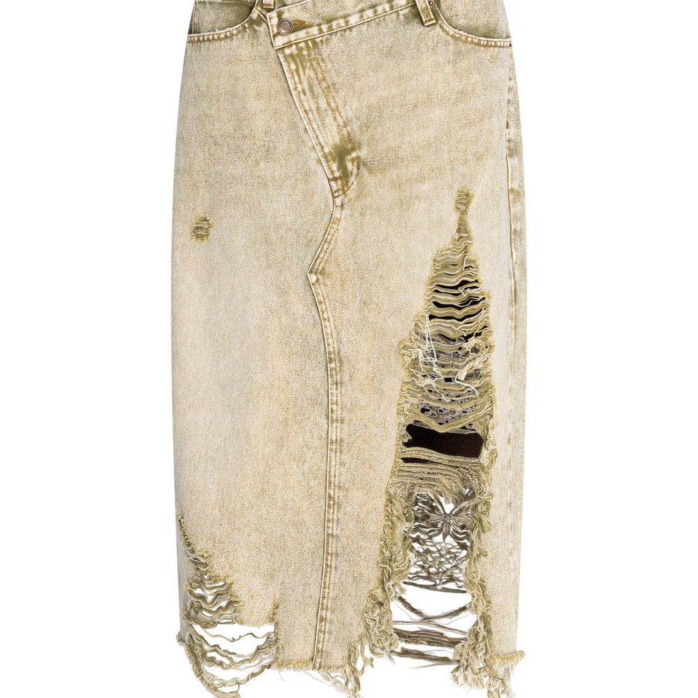 Cross Over Midi Skirt