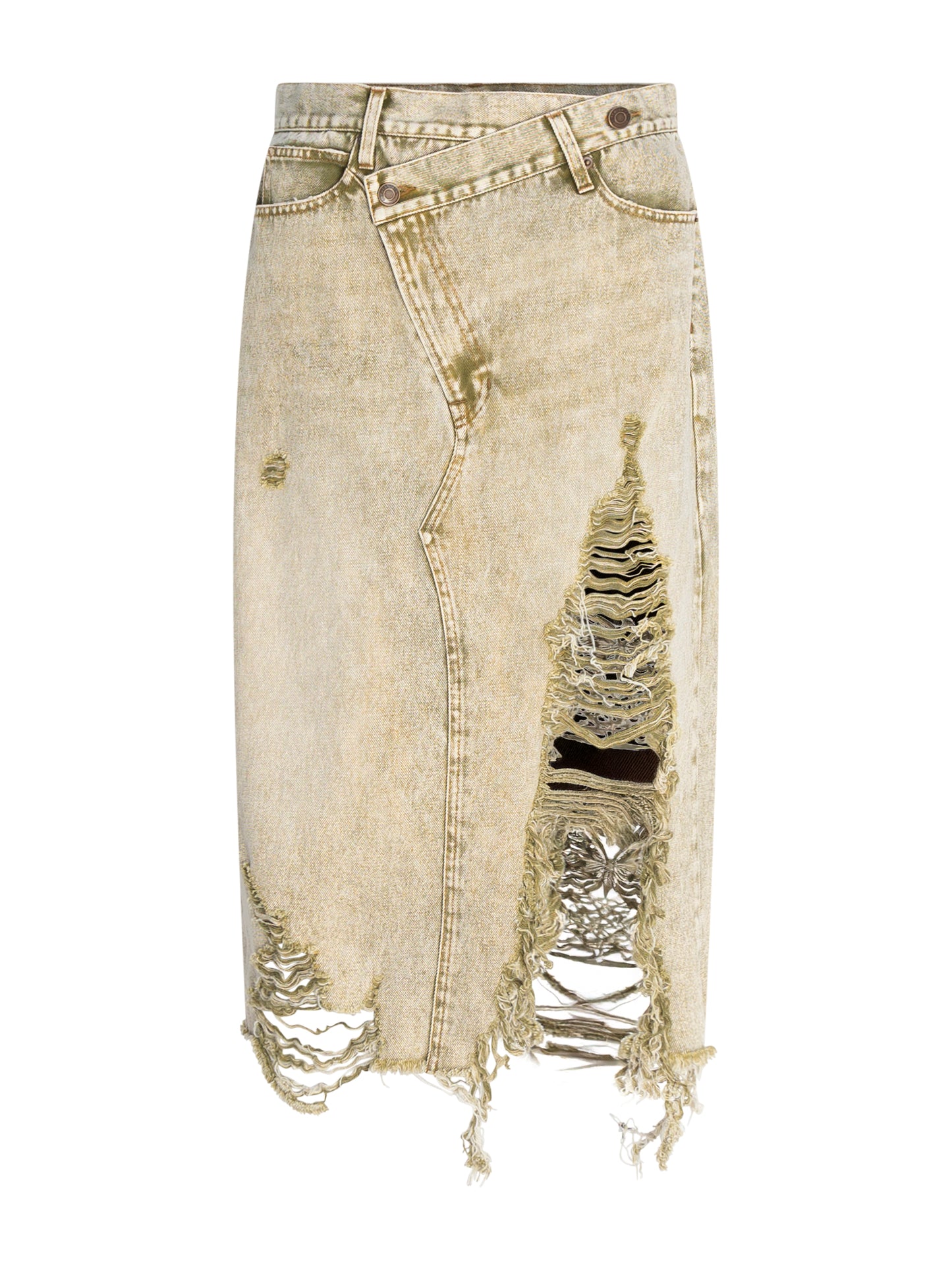 Cross Over Midi Skirt