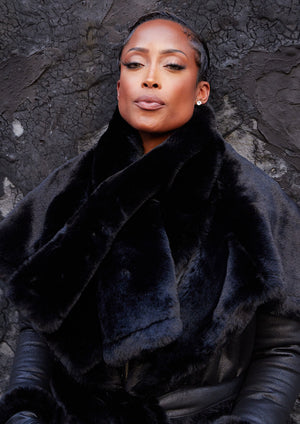 Faux Fur Scarf Vegan