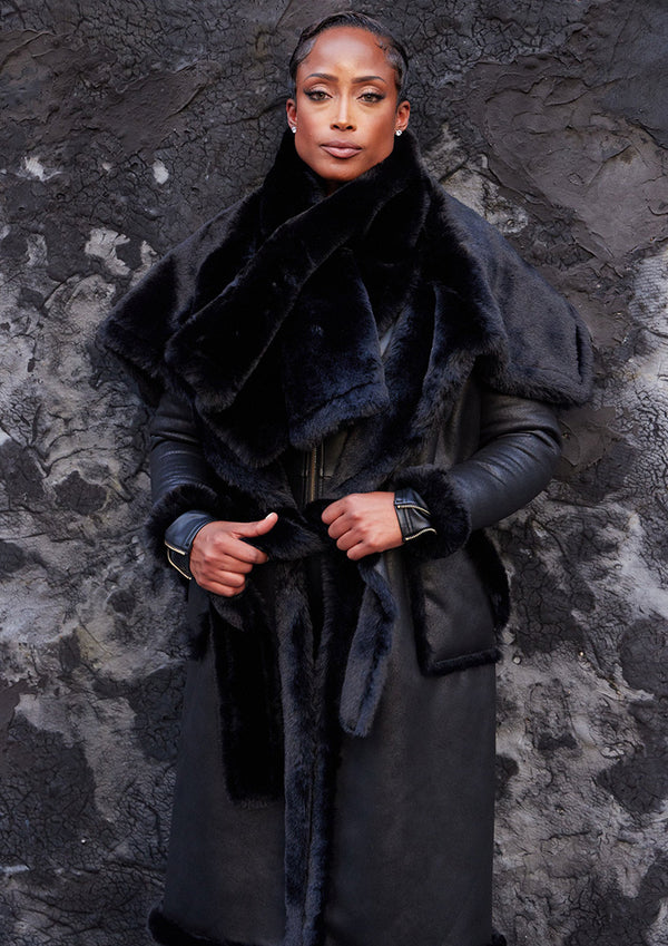 Faux Fur Scarf Vegan