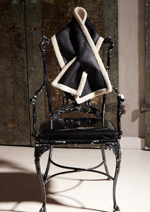 Faux Shearling Vegan Scarf