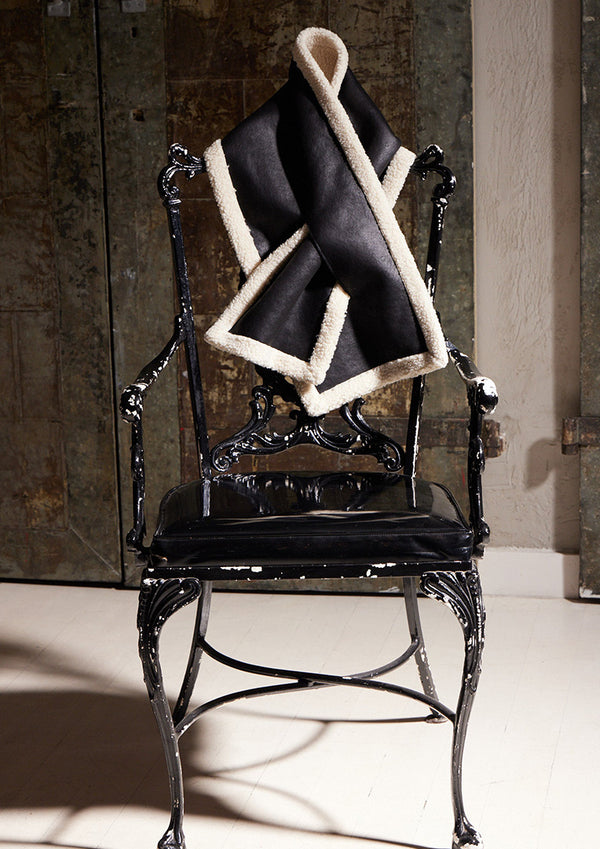 Faux Shearling Vegan Scarf