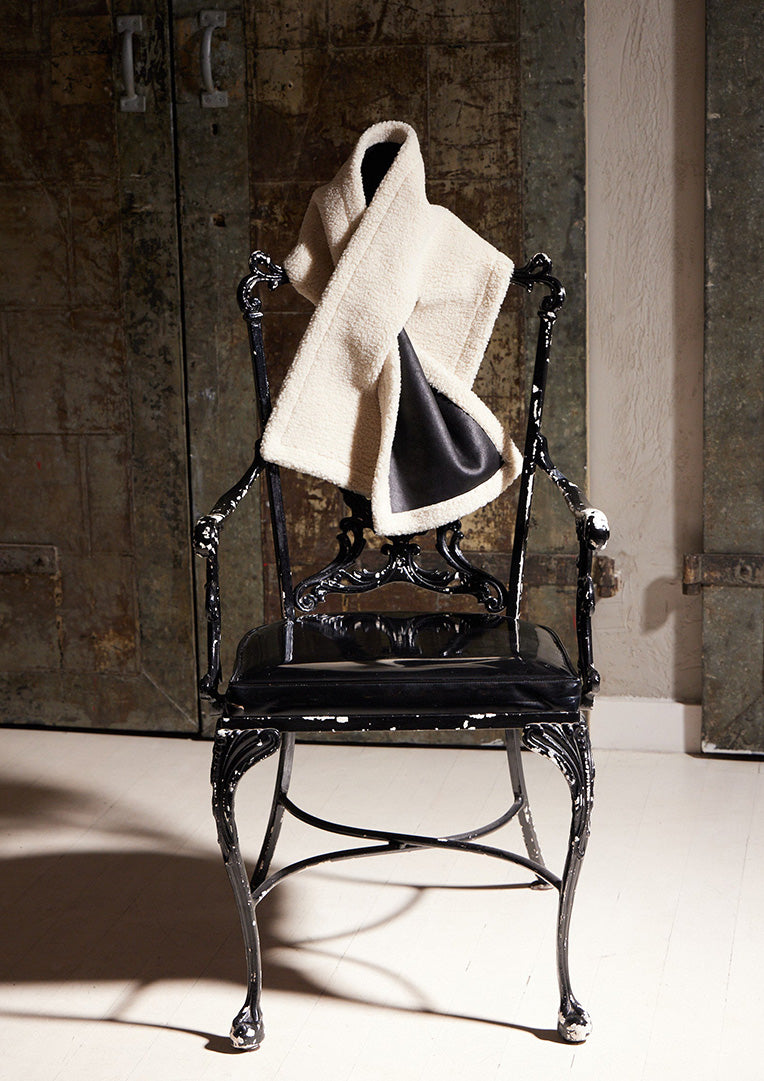 Faux Shearling Vegan Scarf