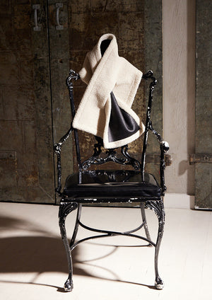 Faux Shearling Vegan Scarf