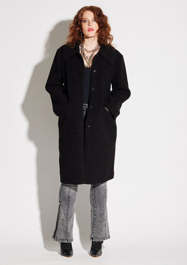 Fuzzy Long Coat