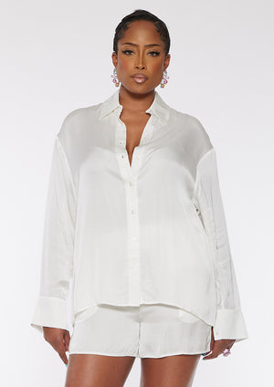 Long Sleeve Over Sized Shirt