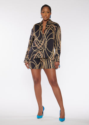 Long Sleeve Over Sized Shirt