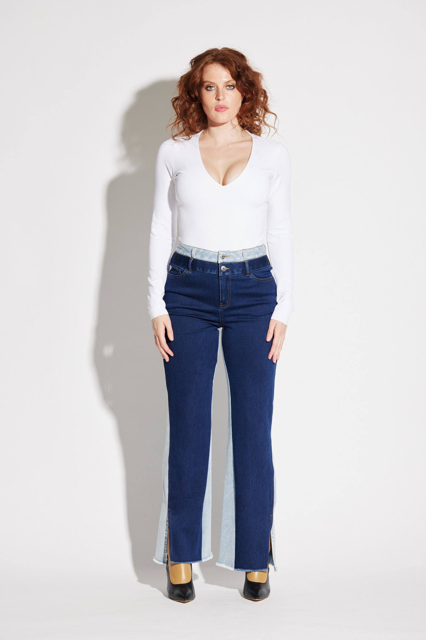 Loose Denim Wide Leg Pants