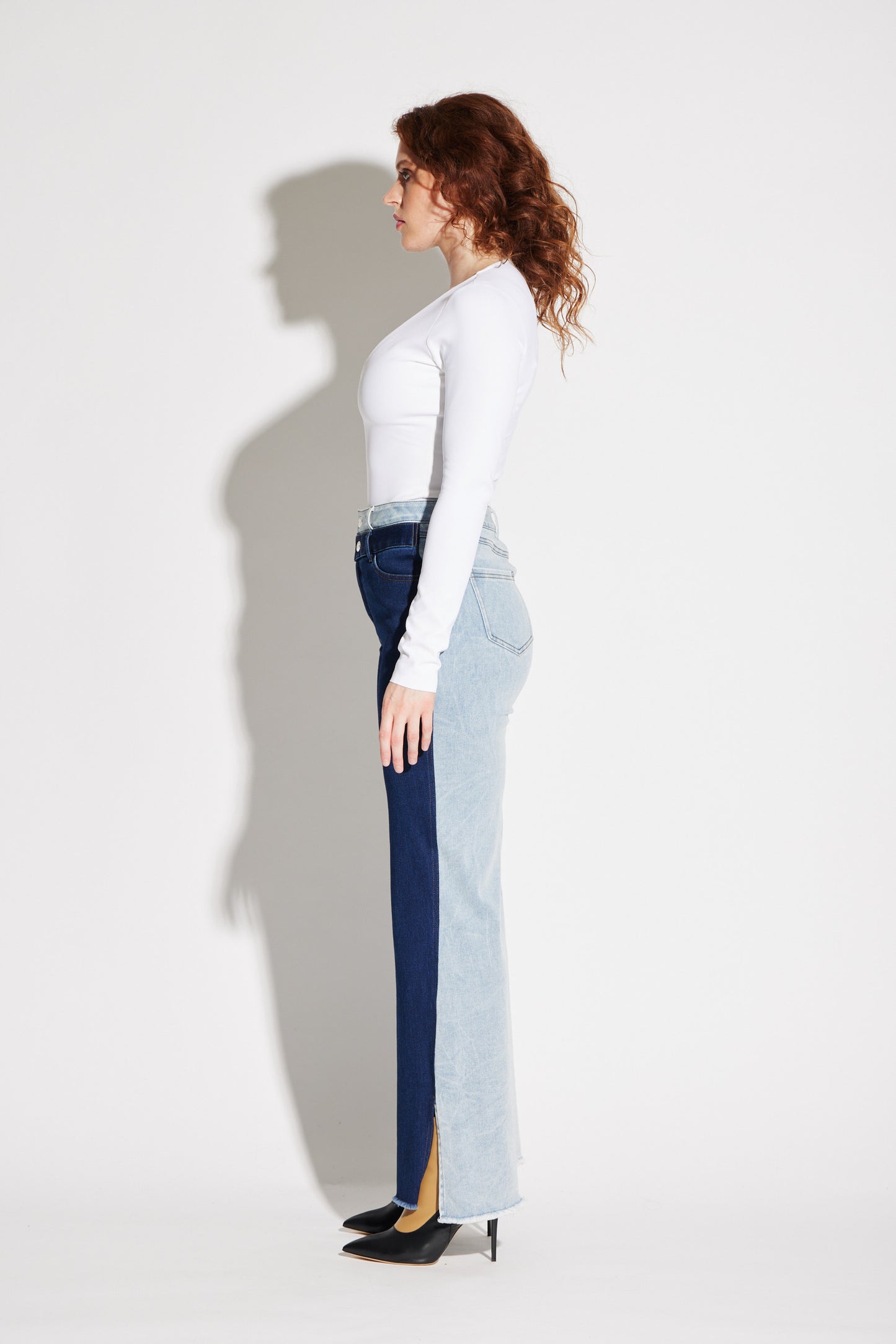 Loose Denim Wide Leg Pants