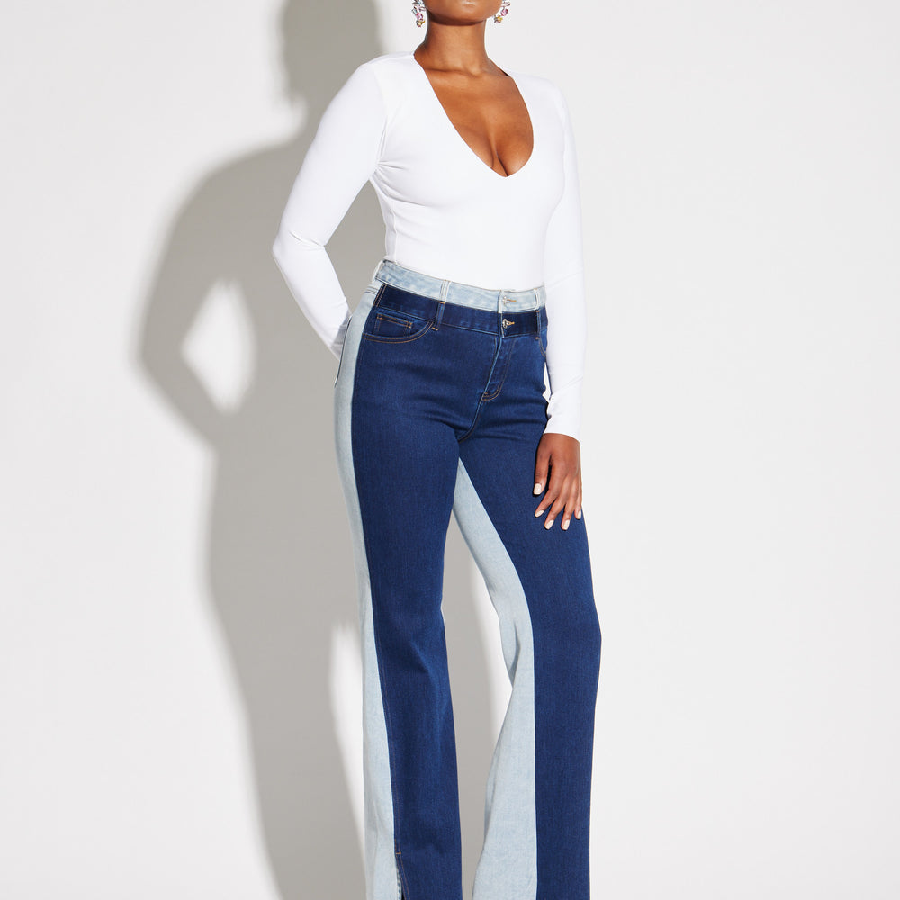 
                  
                    Loose Denim Wide Leg Pants
                  
                