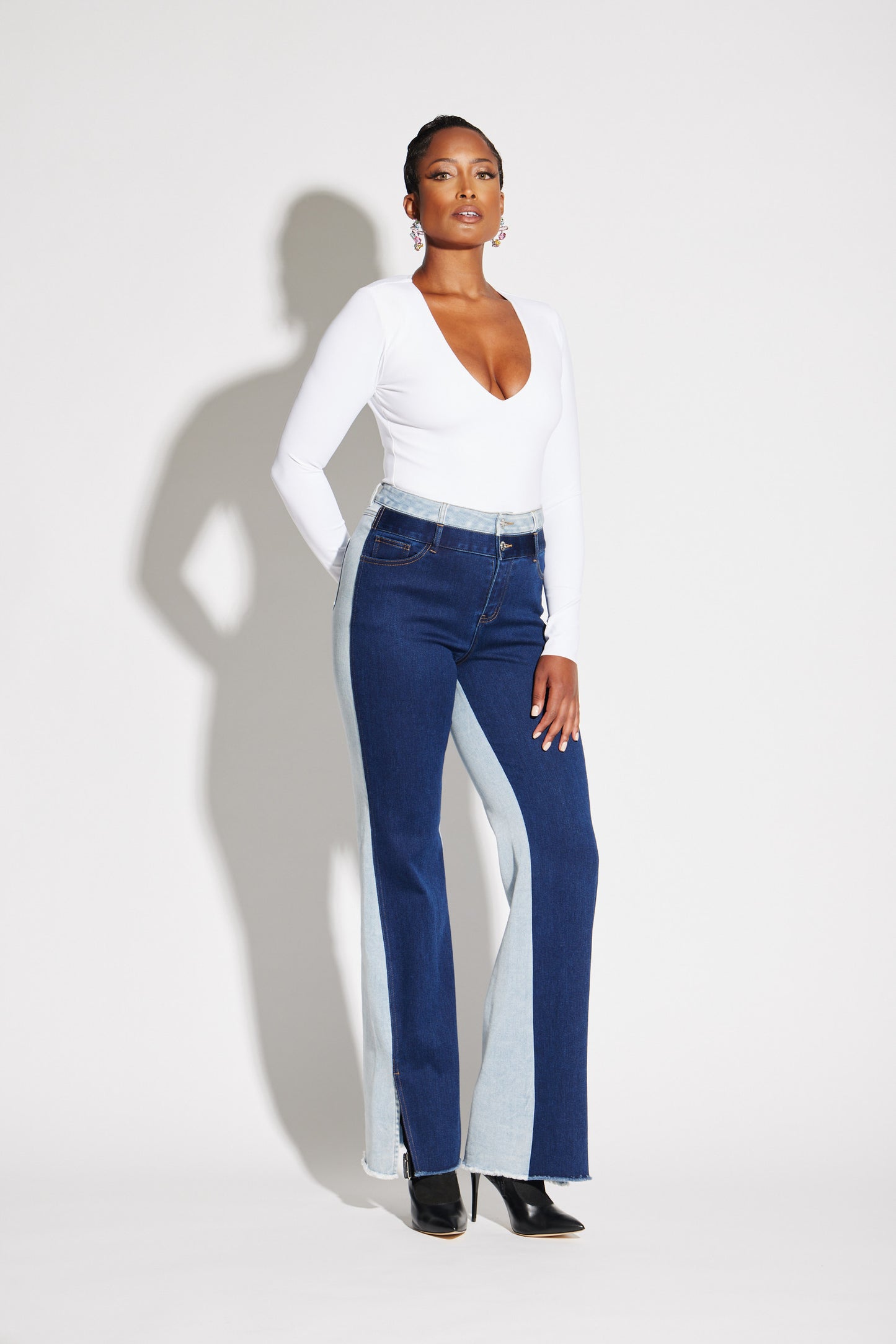 Loose Denim Wide Leg Pants