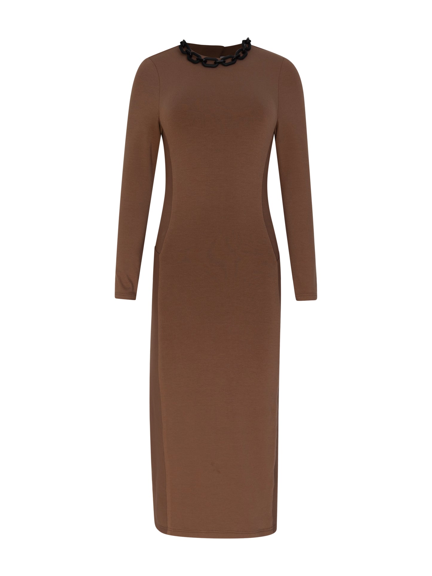 Maxi Long Sleeve Side Action Dress