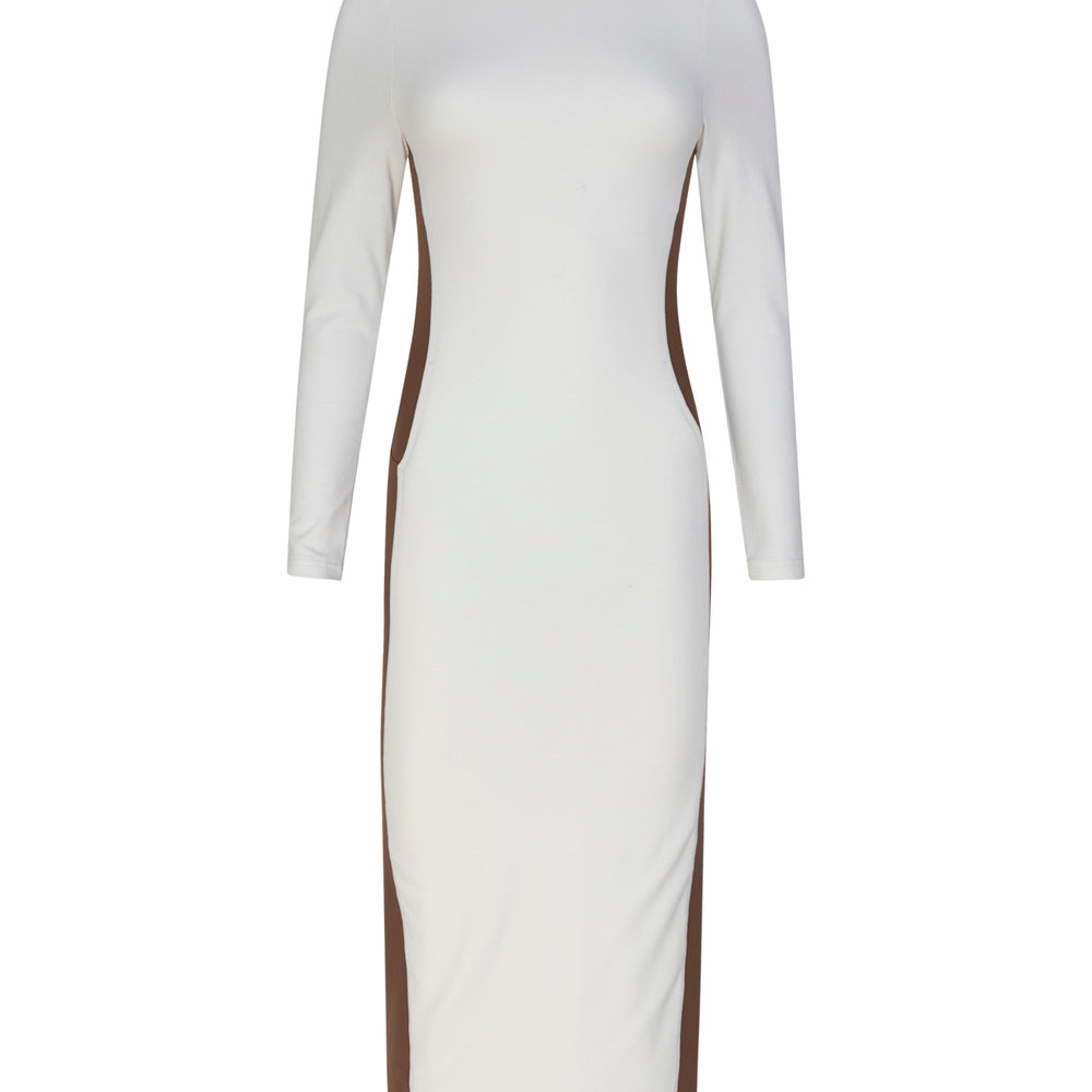 Maxi Long Sleeve Side Action Dress