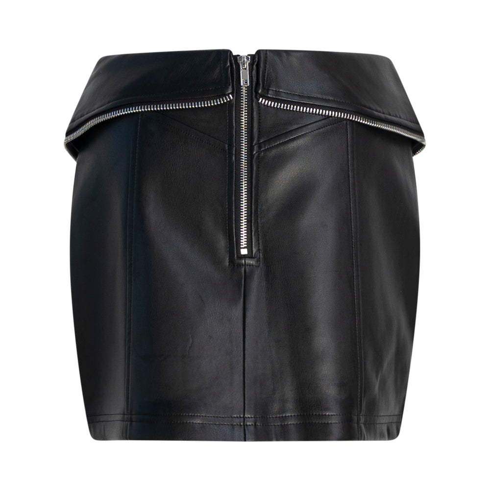 
                  
                    Mini Biker Vegan Leather Skirt
                  
                