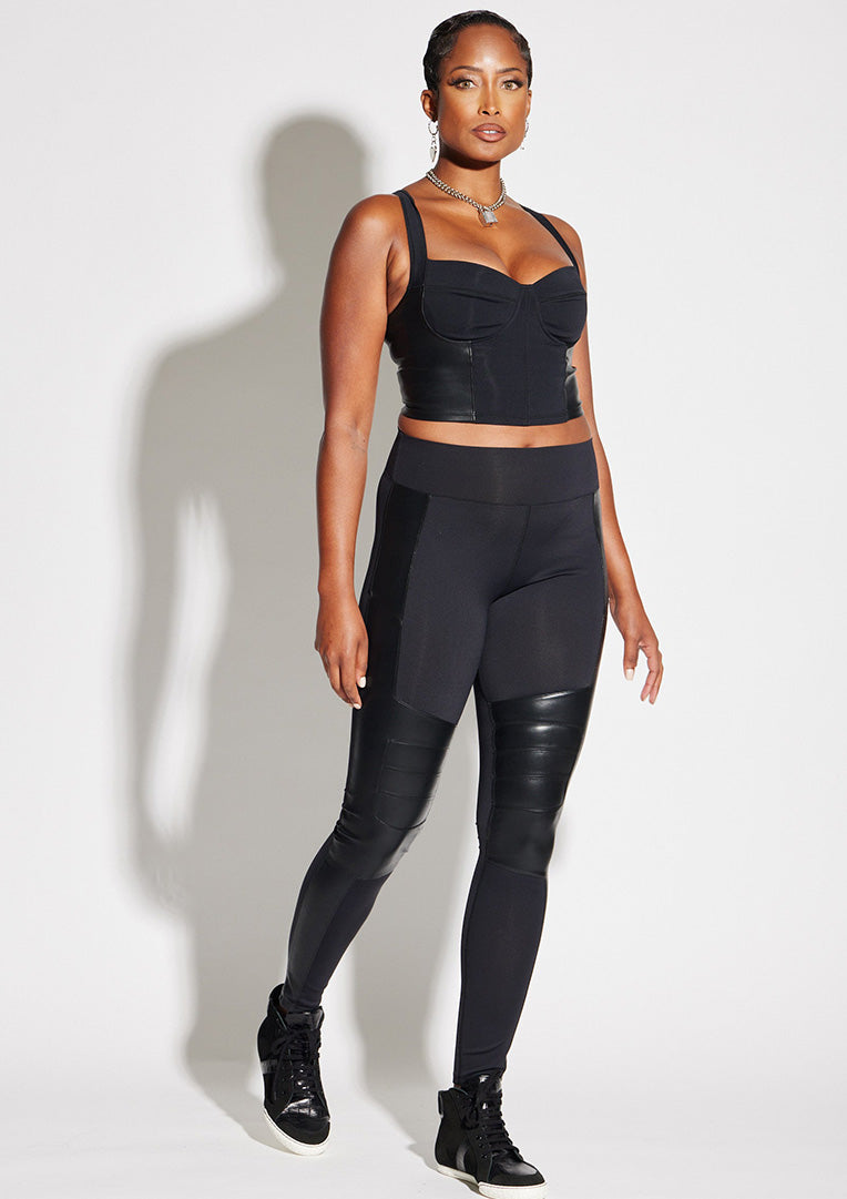 Moto High Waist Legging
