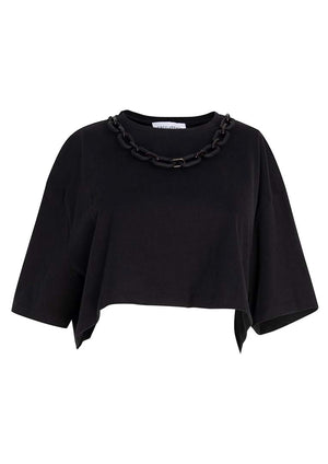 Necklace Crop T-Shirt