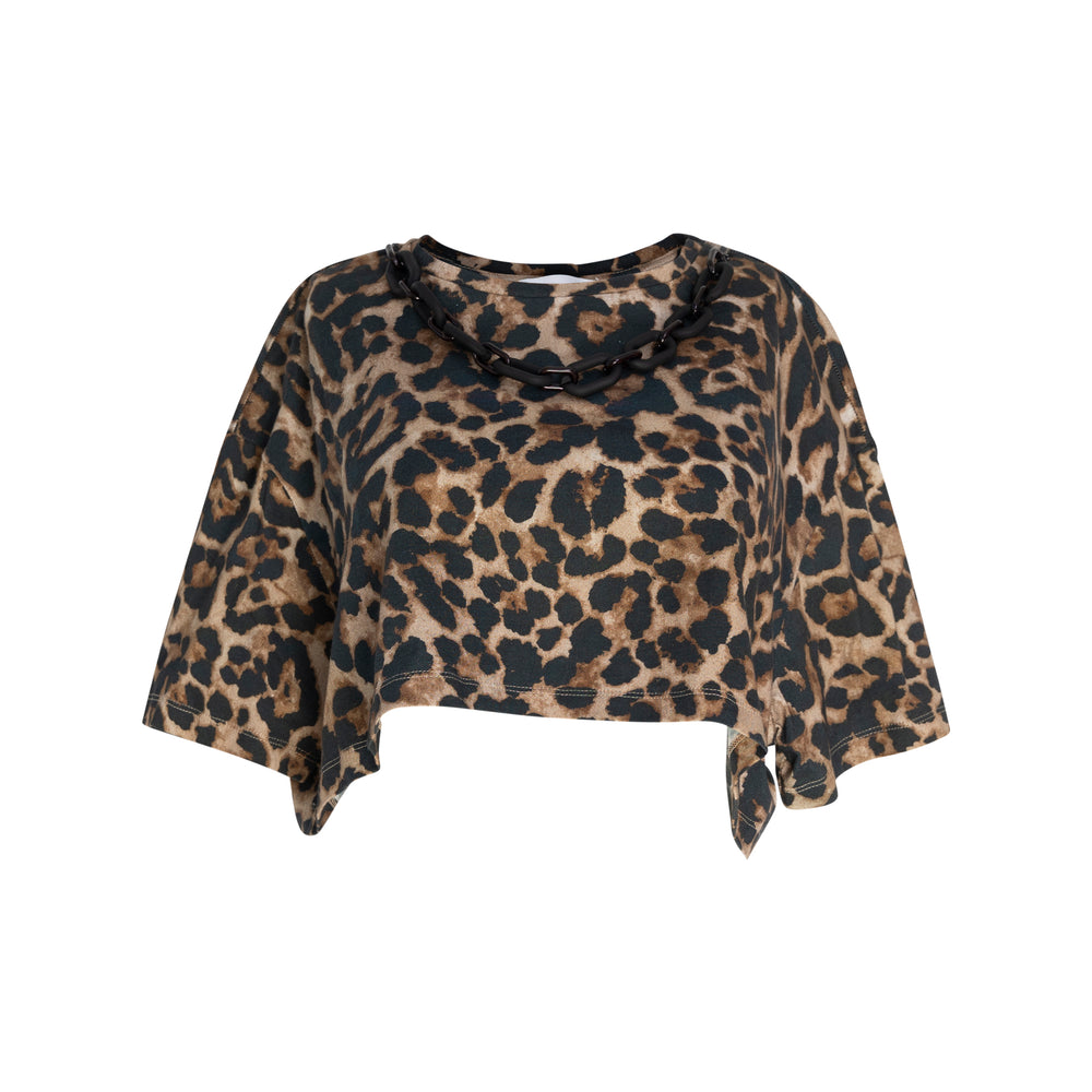 Necklace Crop T-Shirt