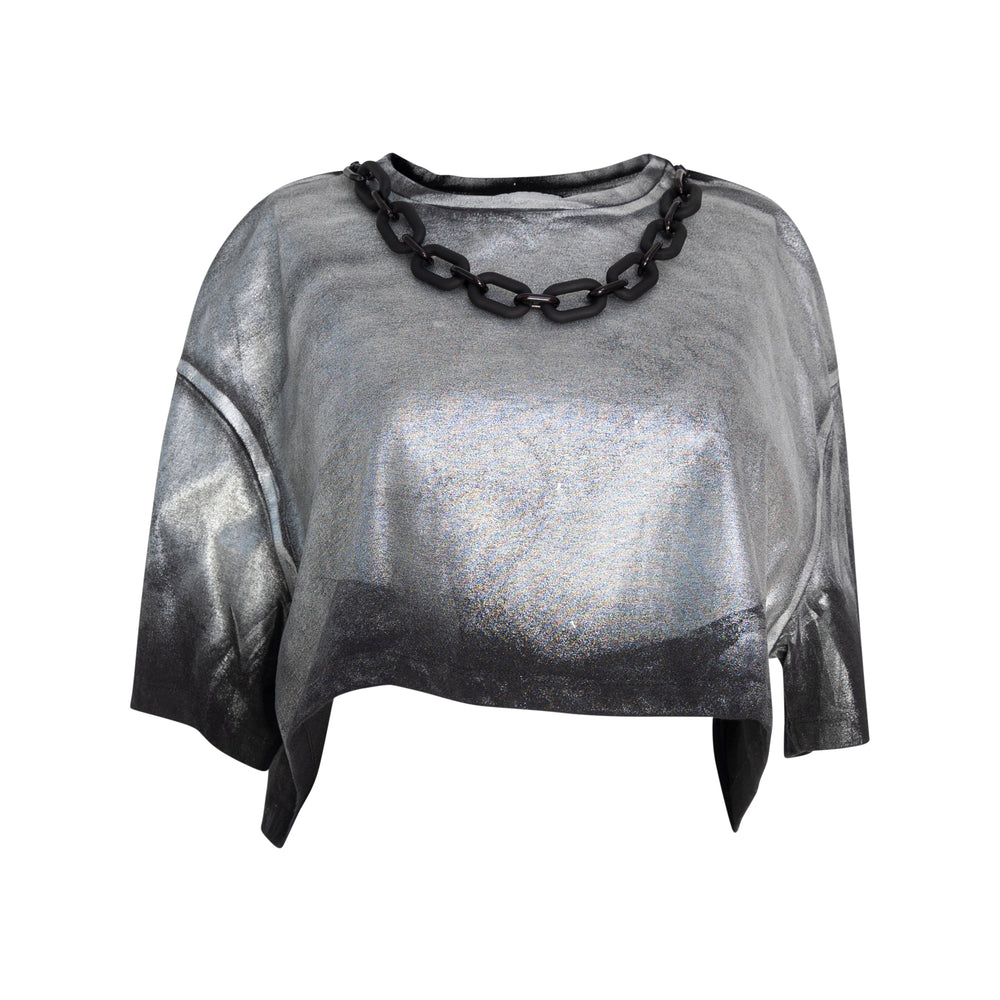 Necklace Crop T-Shirt