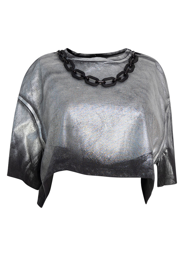 Necklace Crop T-Shirt