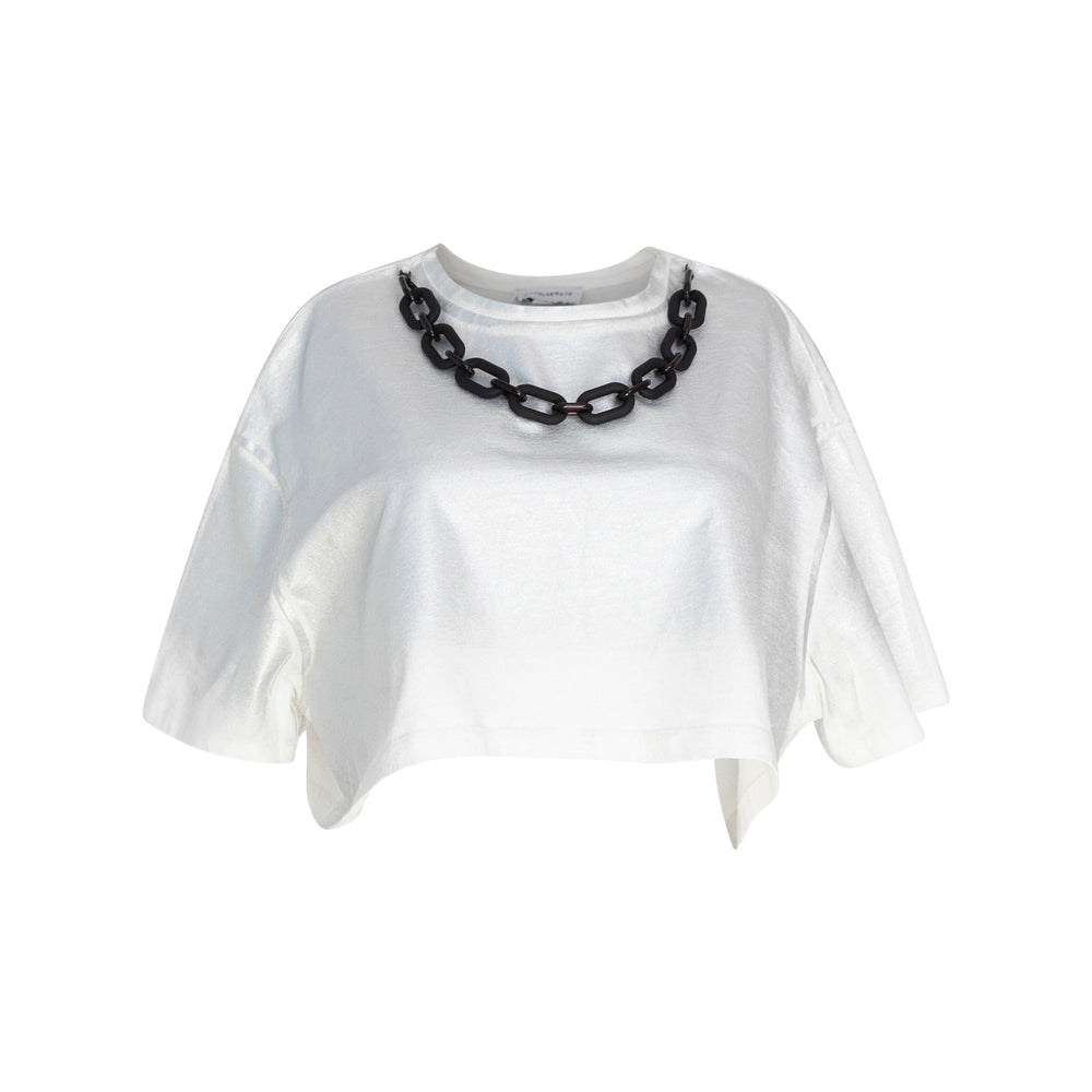 Necklace Crop T-Shirt