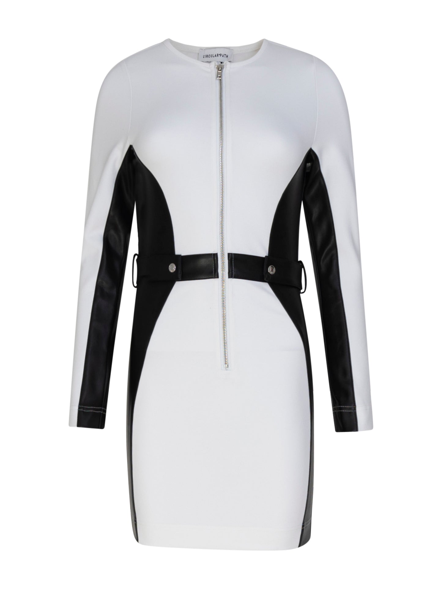 Panel Denim Bodycon Dress