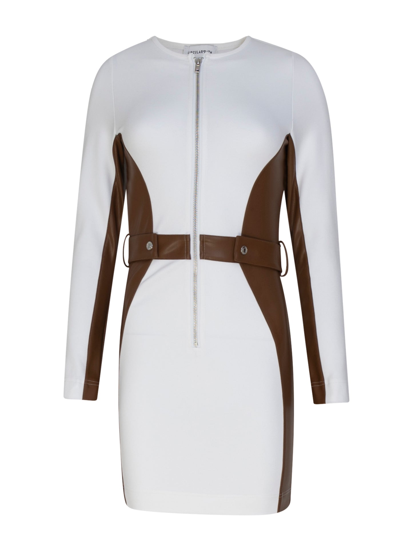 Panel Denim Bodycon Dress