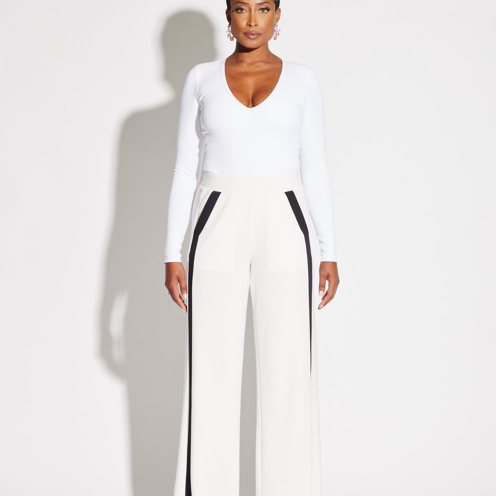 
                  
                    Striped Track Pant White/Black
                  
                