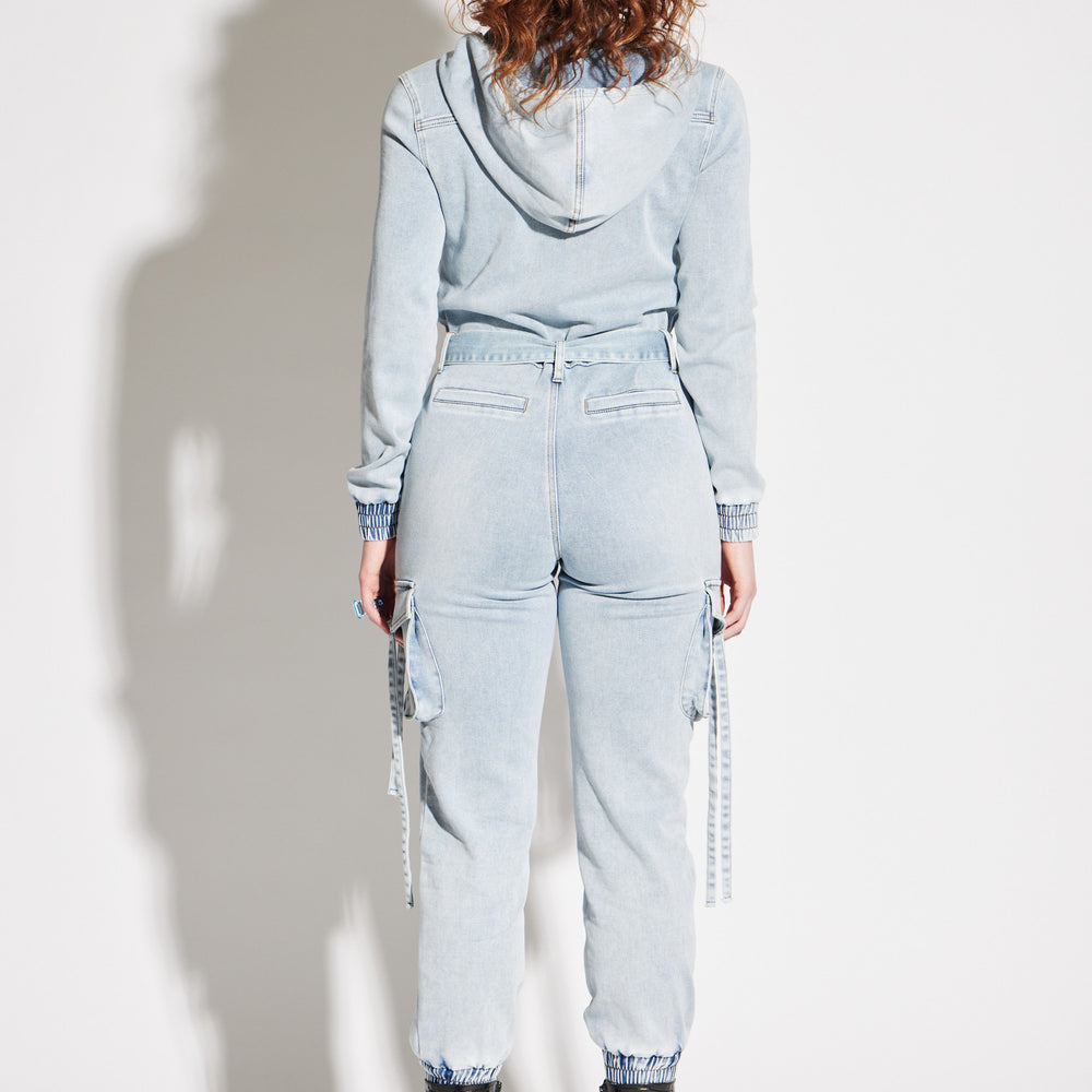 
                  
                    Terry Denim Jumpsuit
                  
                