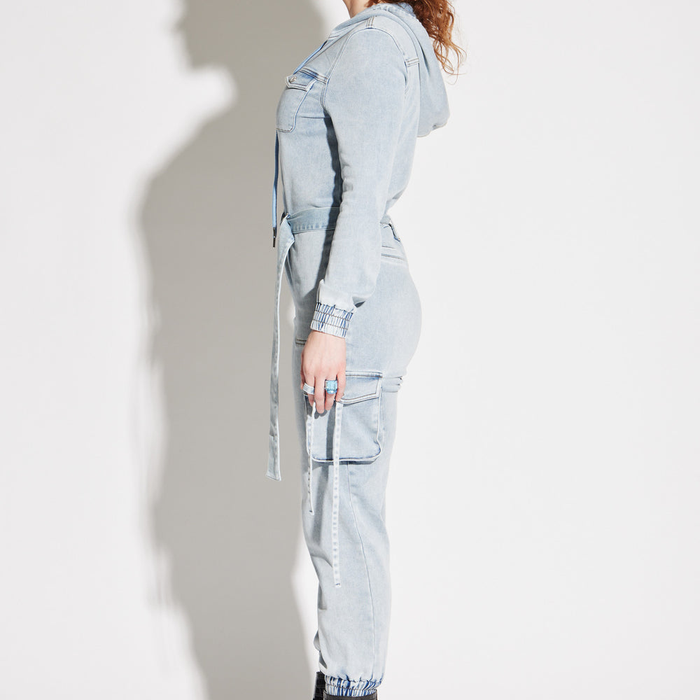 
                  
                    Terry Denim Jumpsuit
                  
                