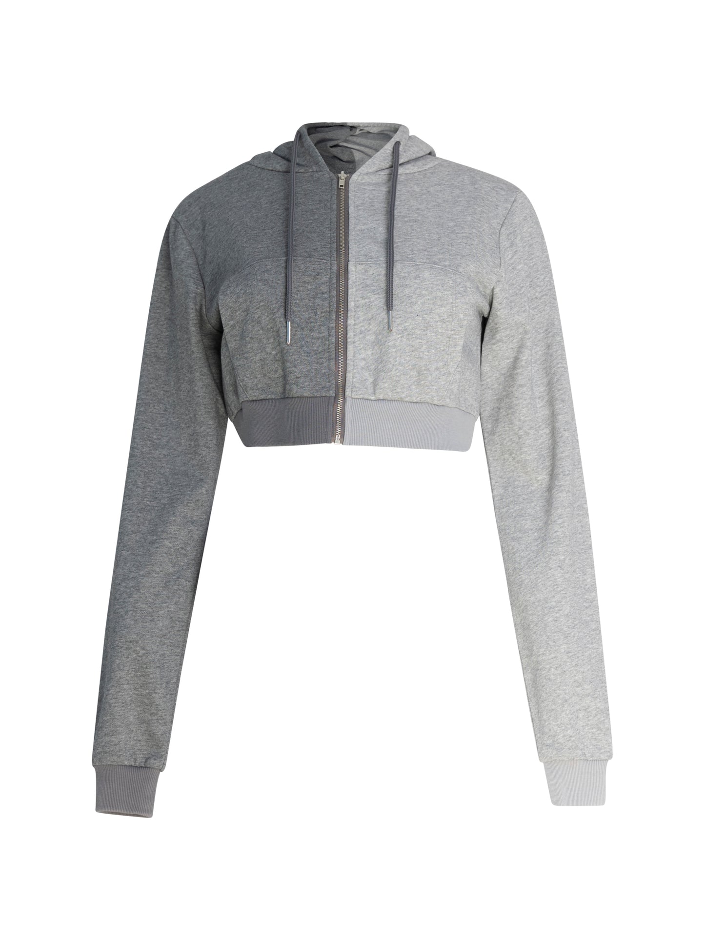 Two Tone Crop Hoodie